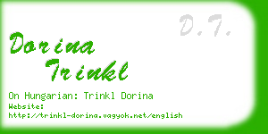 dorina trinkl business card